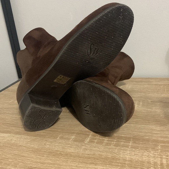 Stuart Weitzman Easyon Reserve Brown Suede Bootie 7.5 - Picture 16 of 16